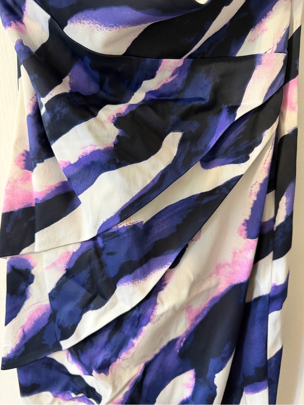 Karen Millen Abstract Brushstroke Dress - Size 6 - Multicolor - Picture 6 of 16